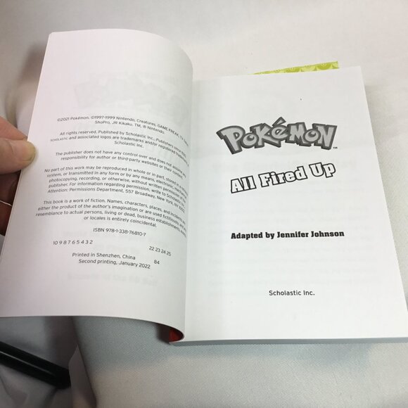Vintage Pokémon Scholastic Book Lot Of 4 2022 Pokémon Books - Picture 7 of 7